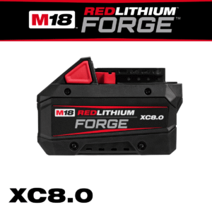 Milwaukee M18 REDLITHIUM FORGE XC8.0 battery