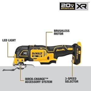 20V MAX* XR® Brushless Cordless 3-Speed Oscillating Multi-Tool (Tool Only)