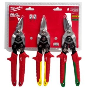 The Milwaukee 3-Piece Aircraft Shears Set (Model 48-22-4563)