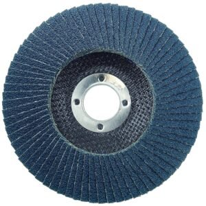 Weiler 50593 4" Tiger Disc Abrasive Flap Disc, Conical (TY29), Phenolic Backing, 40Z, 5/8"