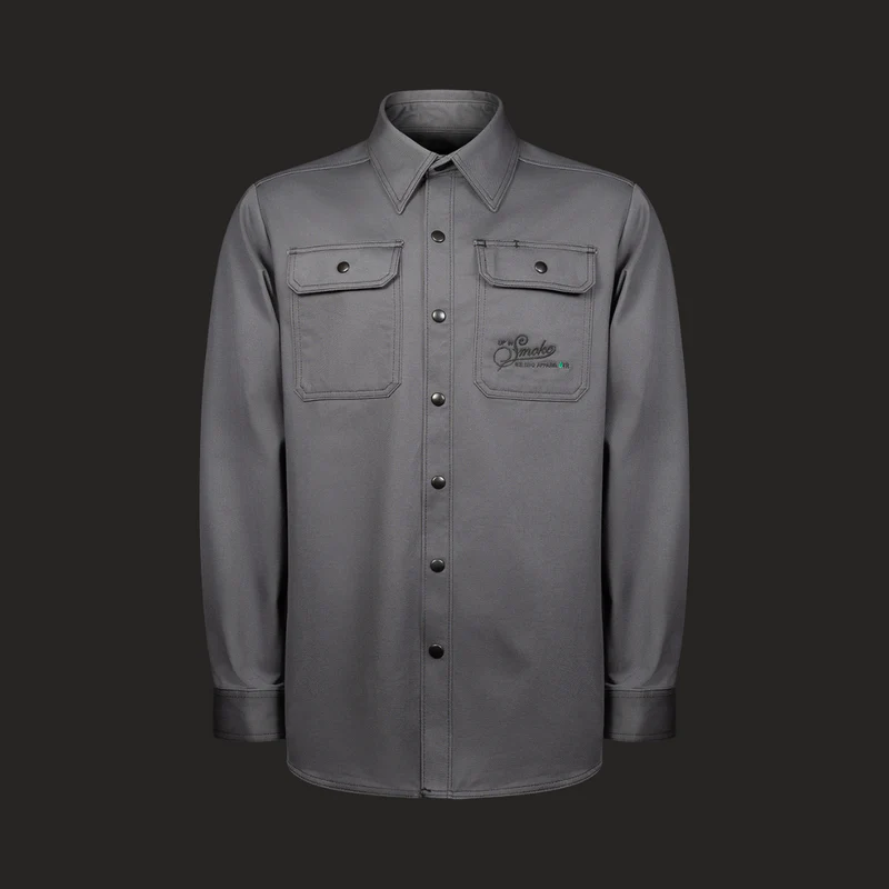 Up In Smoke Apparel FR Zestos Work Shirt GRAY