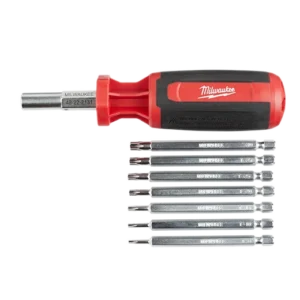 Milwaukee Multi-Bit Driver WITH/ Torx | 9-in-1 TORX® Drive Multi-bit Driver | 48-22-2133
