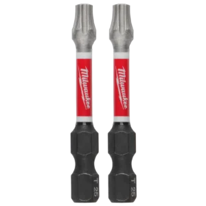 Milwaukee SHOCKWAVE™ 2" Impact Duty TORX® T25 Power Driver Bits (2 PK) | 48-32-4985
