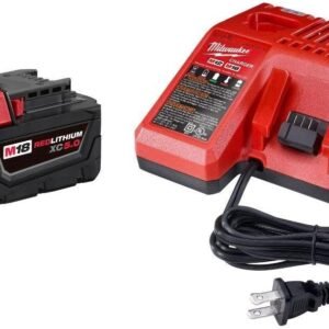 Milwaukee M18 5.0 Battery And Battery Starter Kit | 48-59-1850