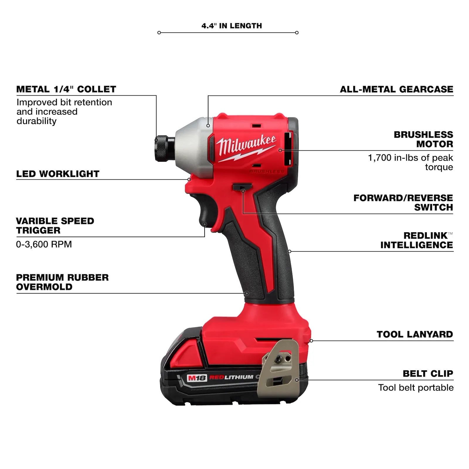 Milwaukee M18 Drill/Impact Combo Kit 3692-22T