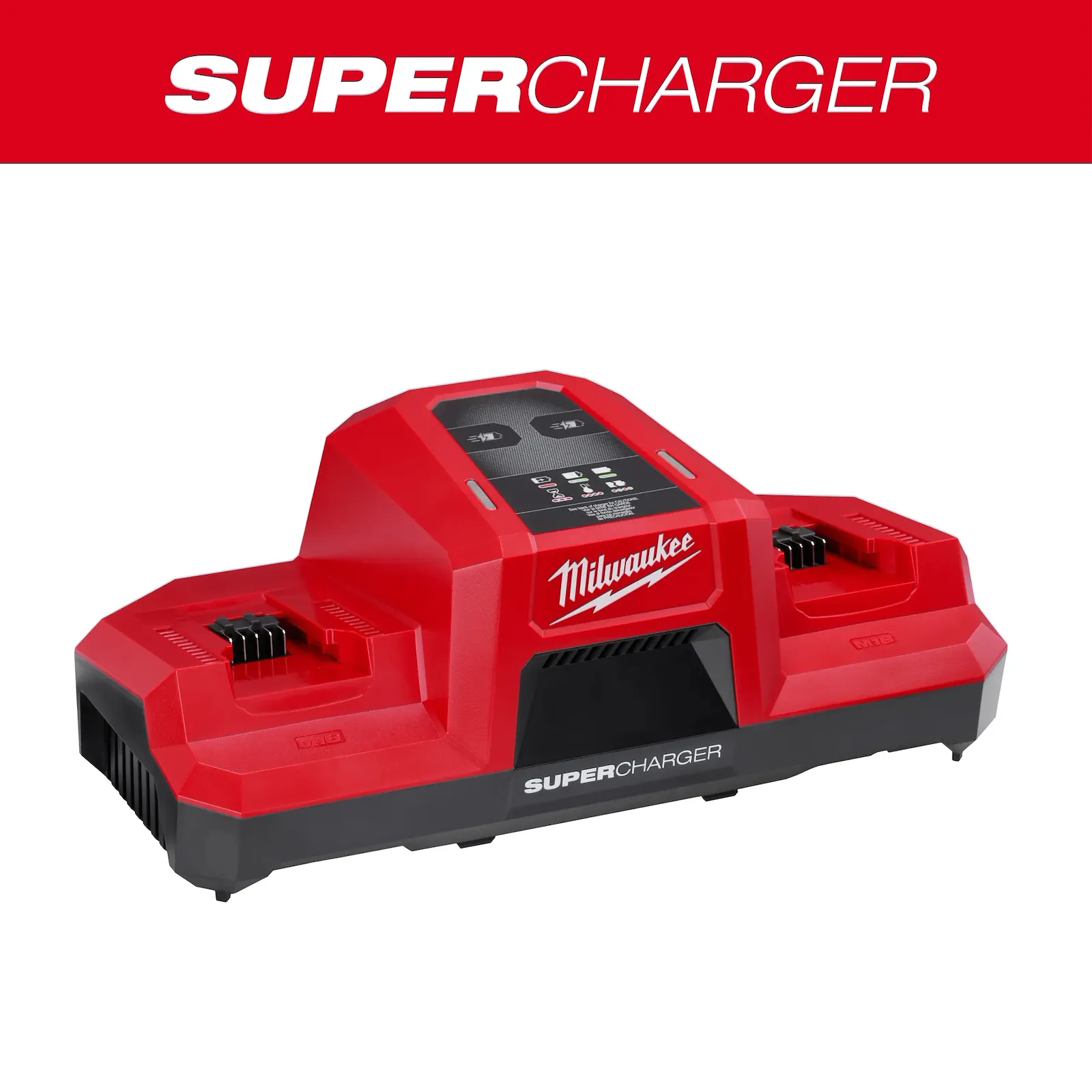 Milwaukee Super Charger | M18™ Dual Bay Simultaneous Super Charger — 48-59-1815