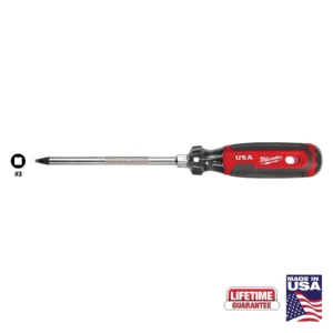 Milwaukee 6. #3 Square Screwdriver with Cushion Grip | MT219