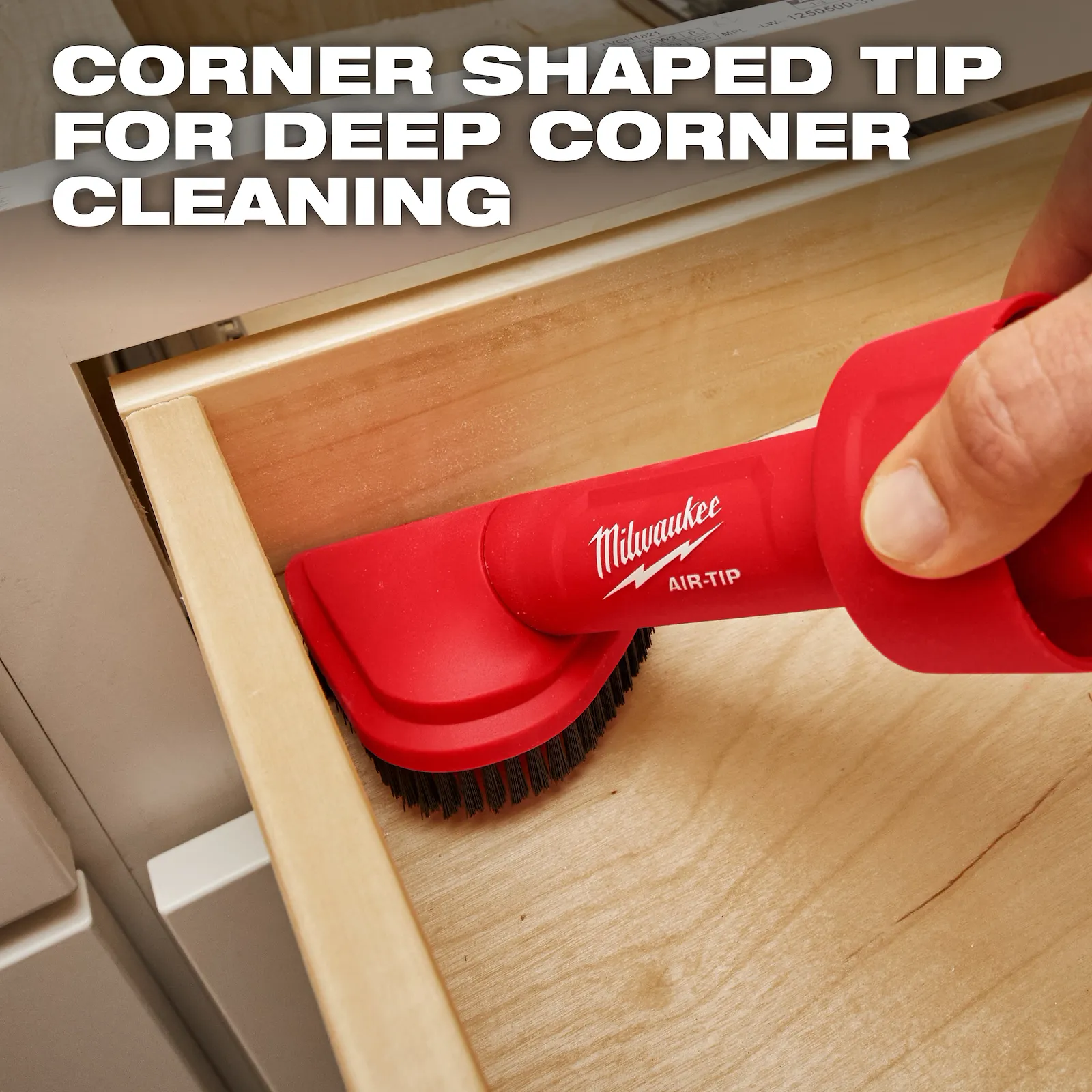 Milwaukee AIR-TIP™ Rotating Corner Brush Tool | 49-90-2021