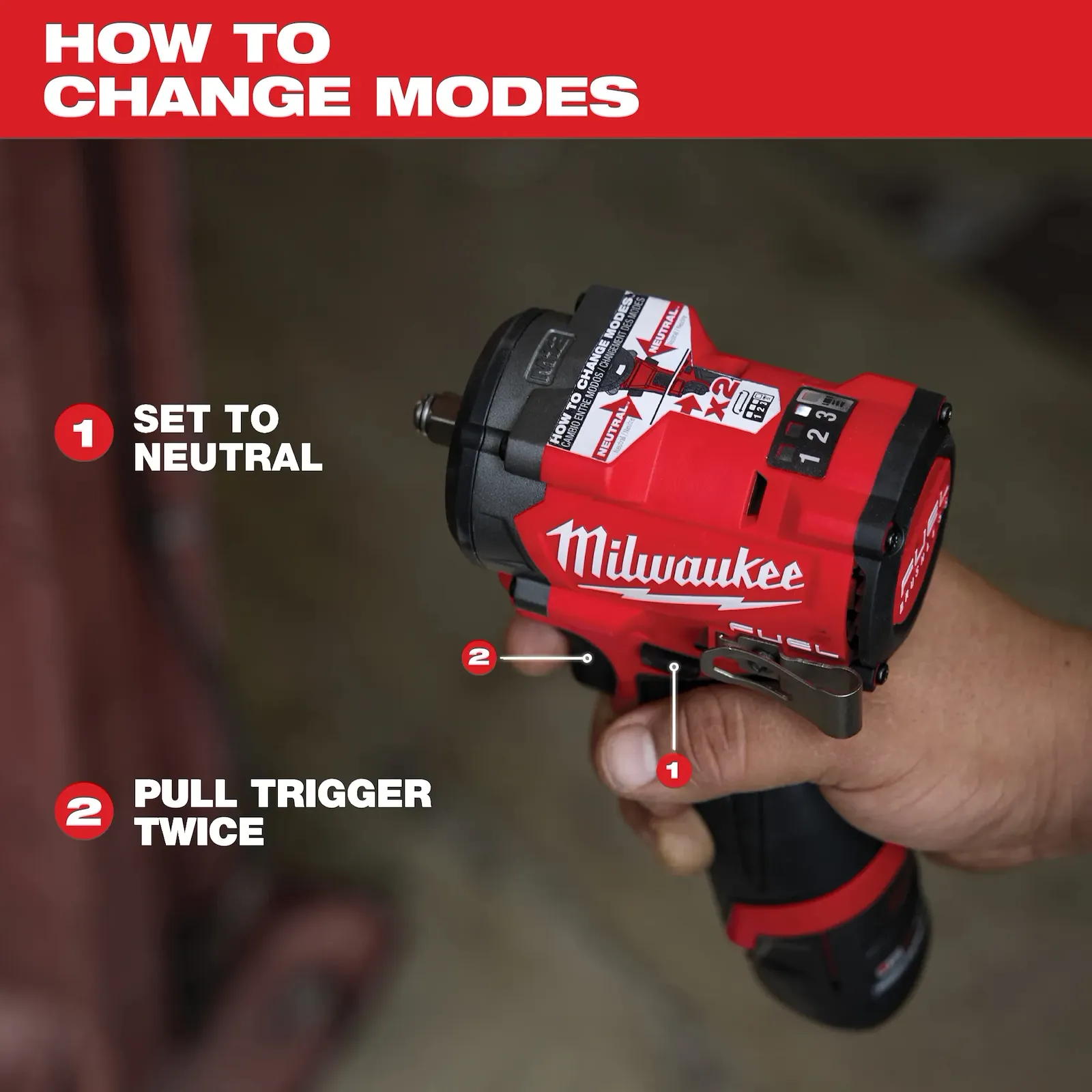 Milwaukee M12 3/8" Stubby Impact Wrench | 2562-20