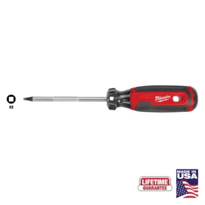 Milwaukee 4. #2 Square Screwdriver with Cushion Grip | MT218