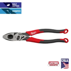 Milwaukee 9. Lineman's Pliers with Crimper / Bolt Cutter and Comfort Grip