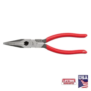 Milwaukee 8" Long Nose Dipped Grip Pliers (USA) | MT505