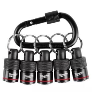 Milwaukee 5-Piece Hex Bit Holder with Carabiner 48-32-4537