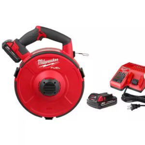 Milwaukee M18 Fuel Angler 240 Pulling Fish Tape w/2Ah Bats 2873B-22