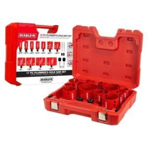 Diablo 17 pc Plumber’s Bi-Metal Hole Saw Set DHS17SPL
