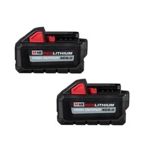 Milwaukee M18 High Output 6.0Ah Battery Pack (2-Pack) 48-11-1862